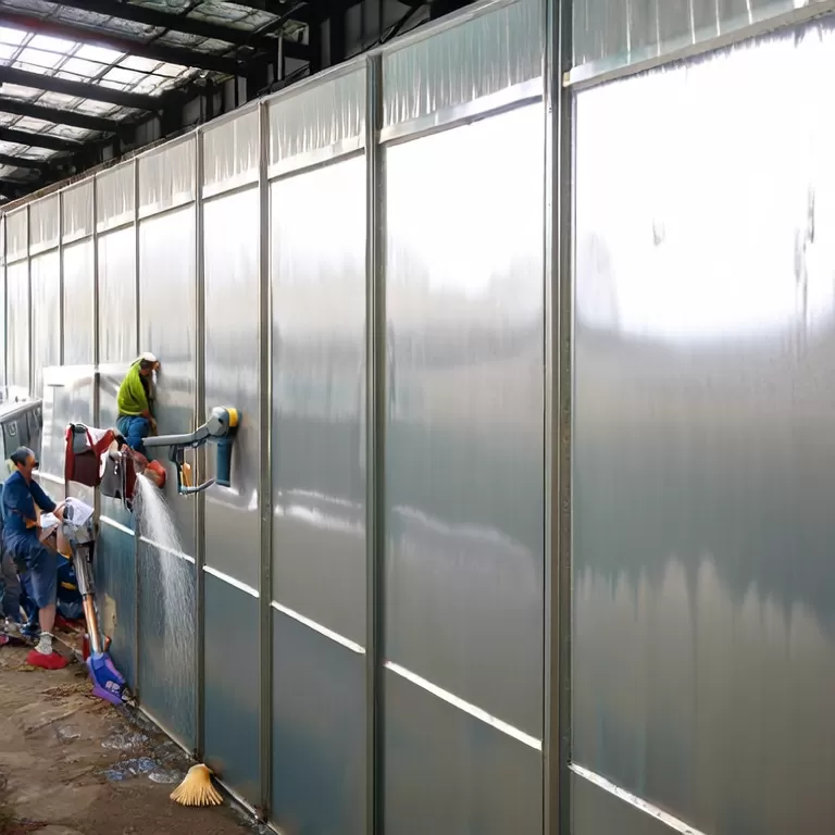 What cleaning procedures suit PVC panels in poultry houses