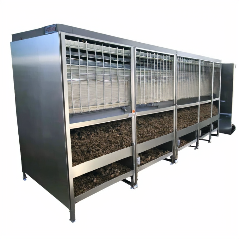 Workflow of Belt Manure Drying Process