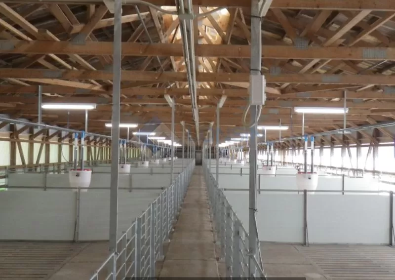 How does corrosion resistance of PVC affect lifespan in animal housing