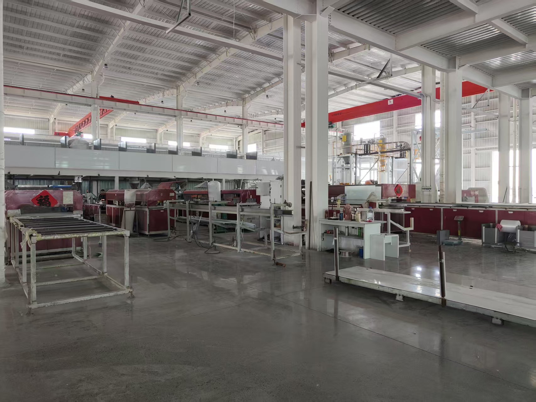 output of ten  thousand tons of PVC products has officially commenced operation